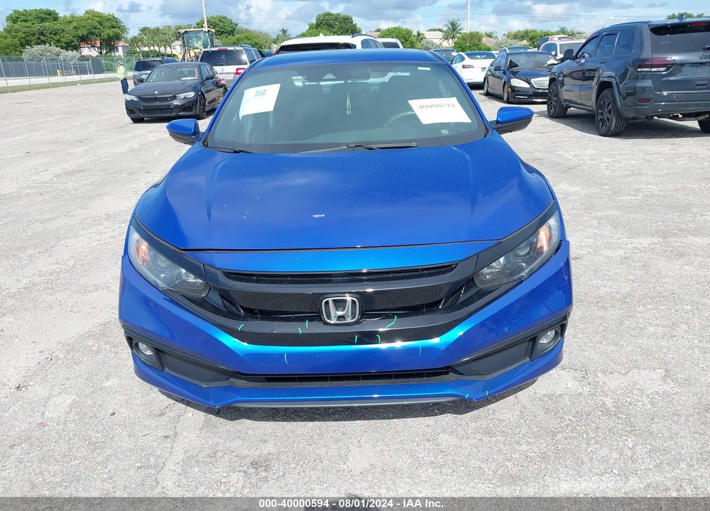 2020 HONDA CIVIC VIN: 2HGFC2F87LH581993