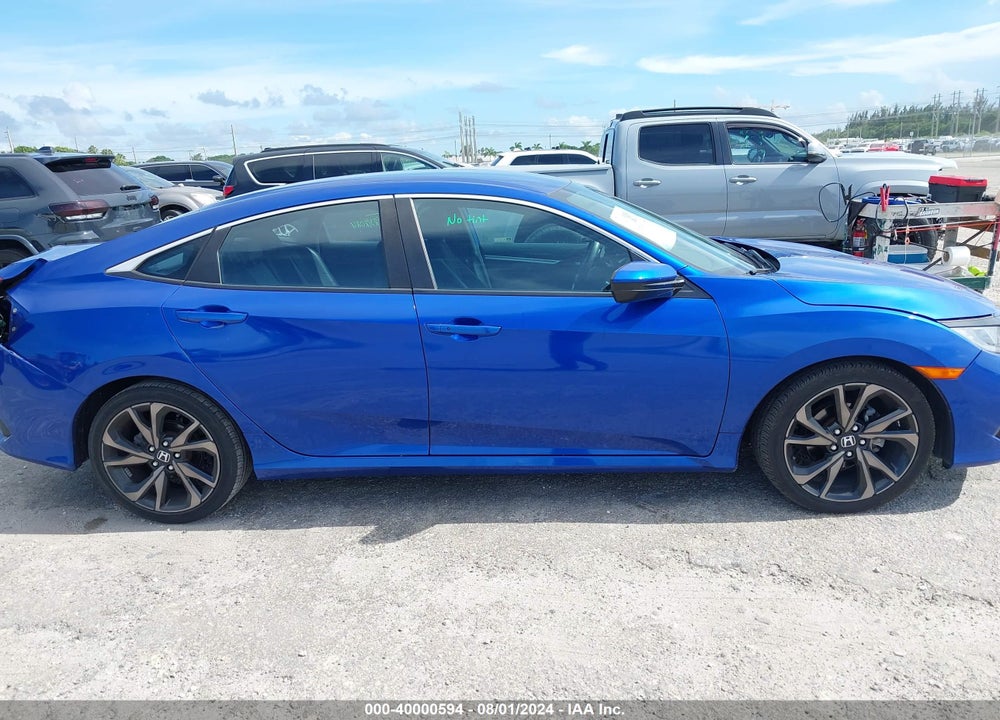 2020 HONDA CIVIC VIN: 2HGFC2F87LH581993