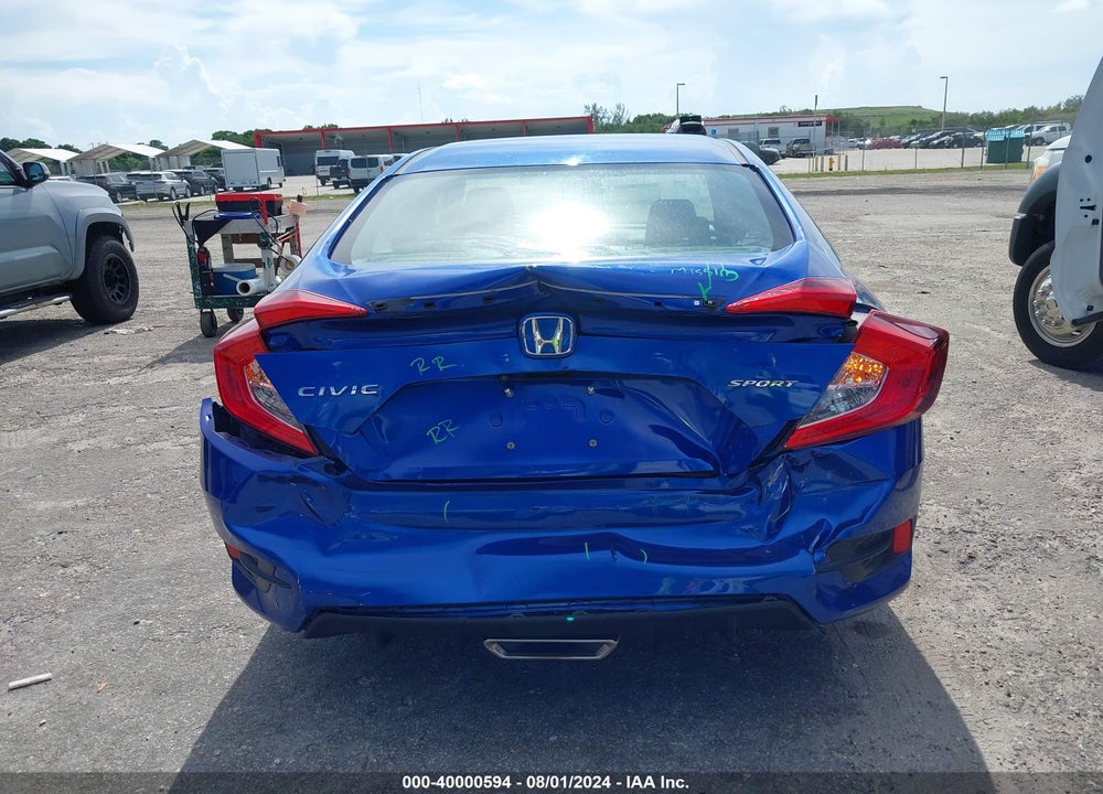 2020 HONDA CIVIC VIN: 2HGFC2F87LH581993