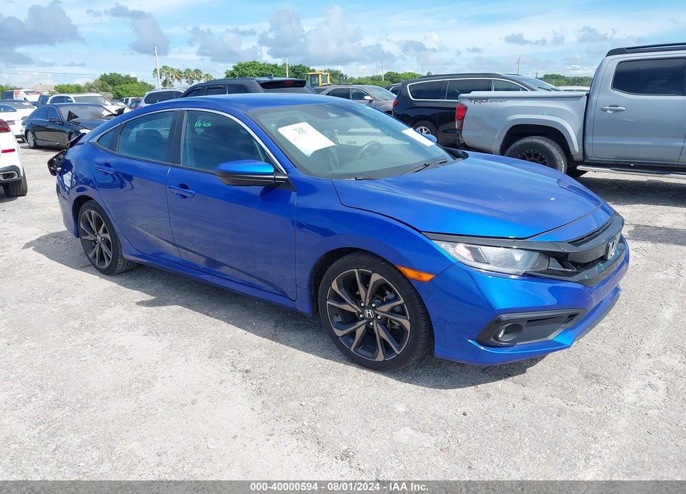 2020 HONDA CIVIC VIN: 2HGFC2F87LH581993
