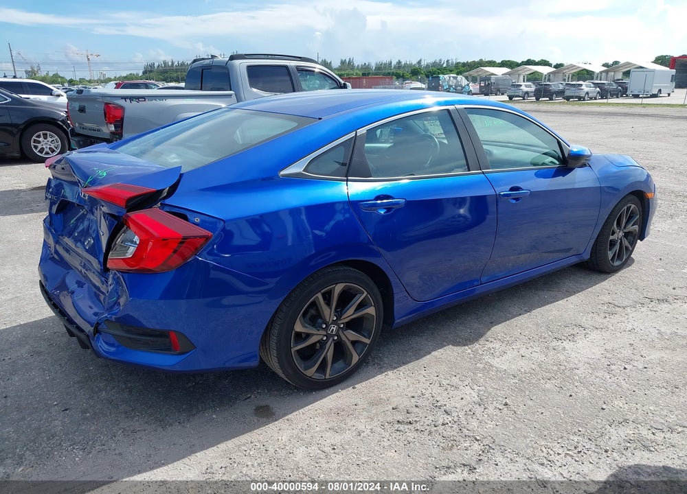 2020 HONDA CIVIC VIN: 2HGFC2F87LH581993