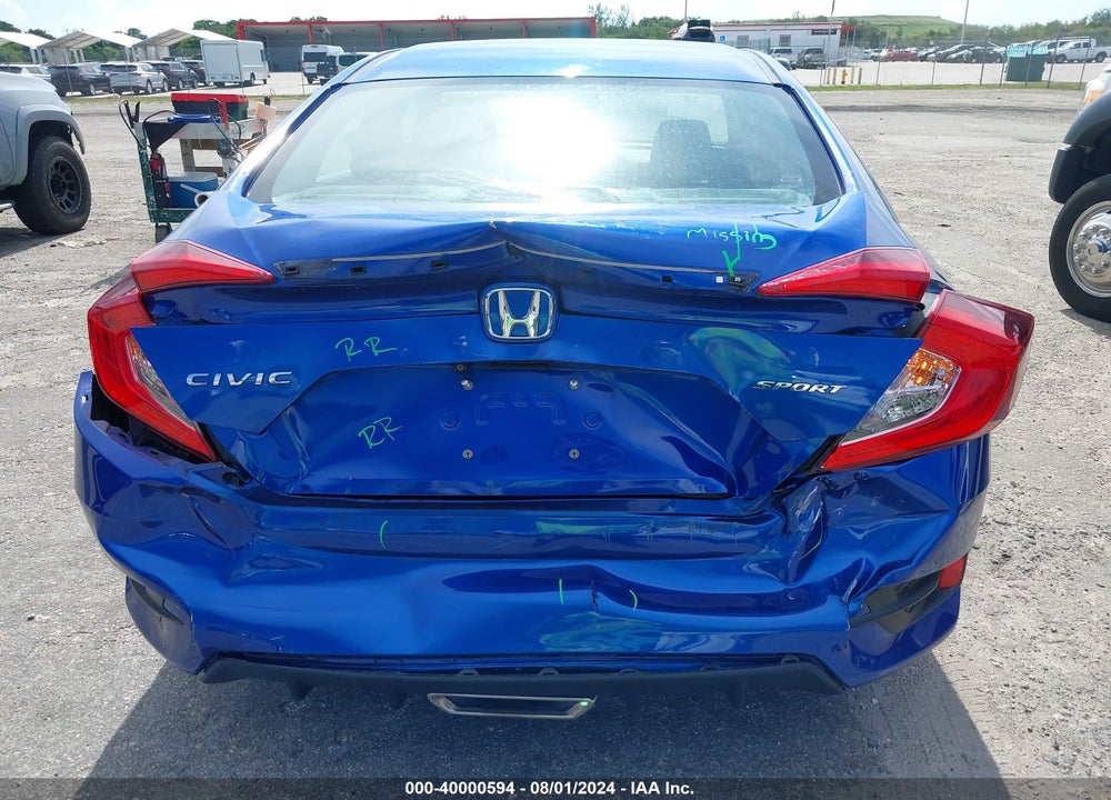 2020 HONDA CIVIC VIN: 2HGFC2F87LH581993