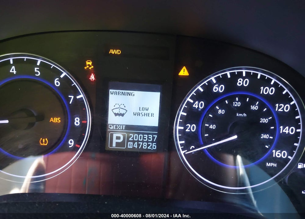 2013 INFINITI G37X VIN: JN1CV6AR7DM760491