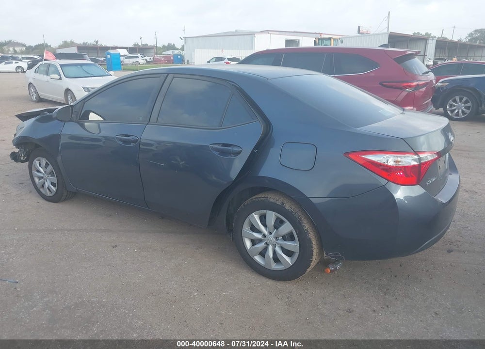 2016 TOYOTA COROLLA LE VIN: 5YFBURHE1GP556593