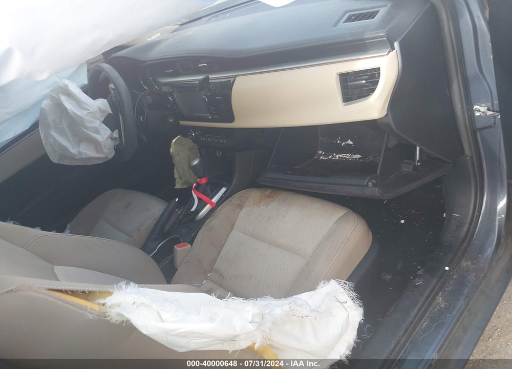 2016 TOYOTA COROLLA LE VIN: 5YFBURHE1GP556593