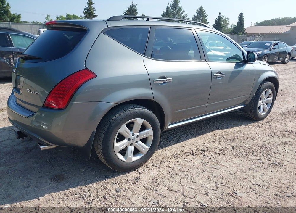 2006 NISSAN MURANO SL VIN: JN8AZ08W76W501383