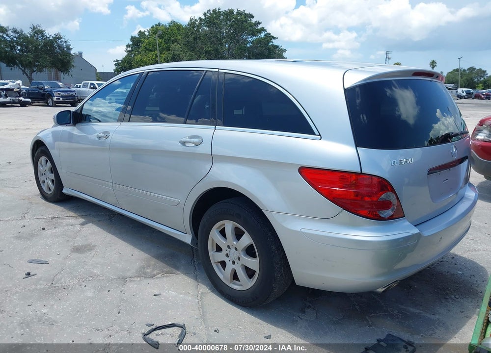 2007 MERCEDES-BENZ R 350 4MATIC VIN: 4JGCB65E67A051405