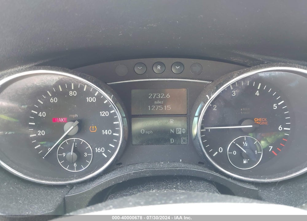 2007 MERCEDES-BENZ R 350 4MATIC VIN: 4JGCB65E67A051405