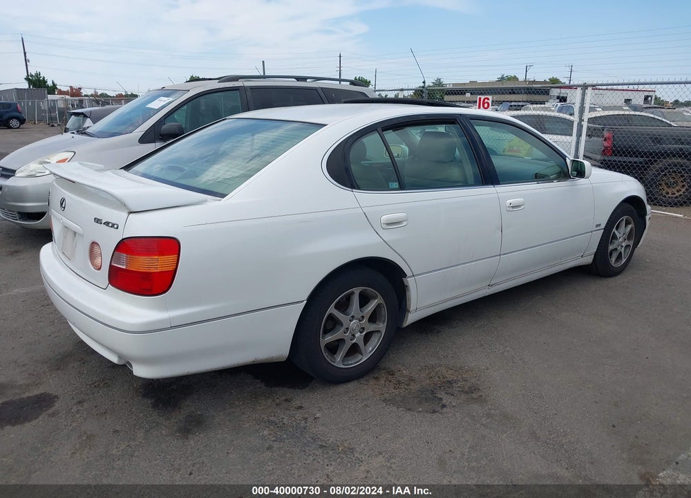 2000 LEXUS GS 400 VIN: JT8BH68X2Y0025059