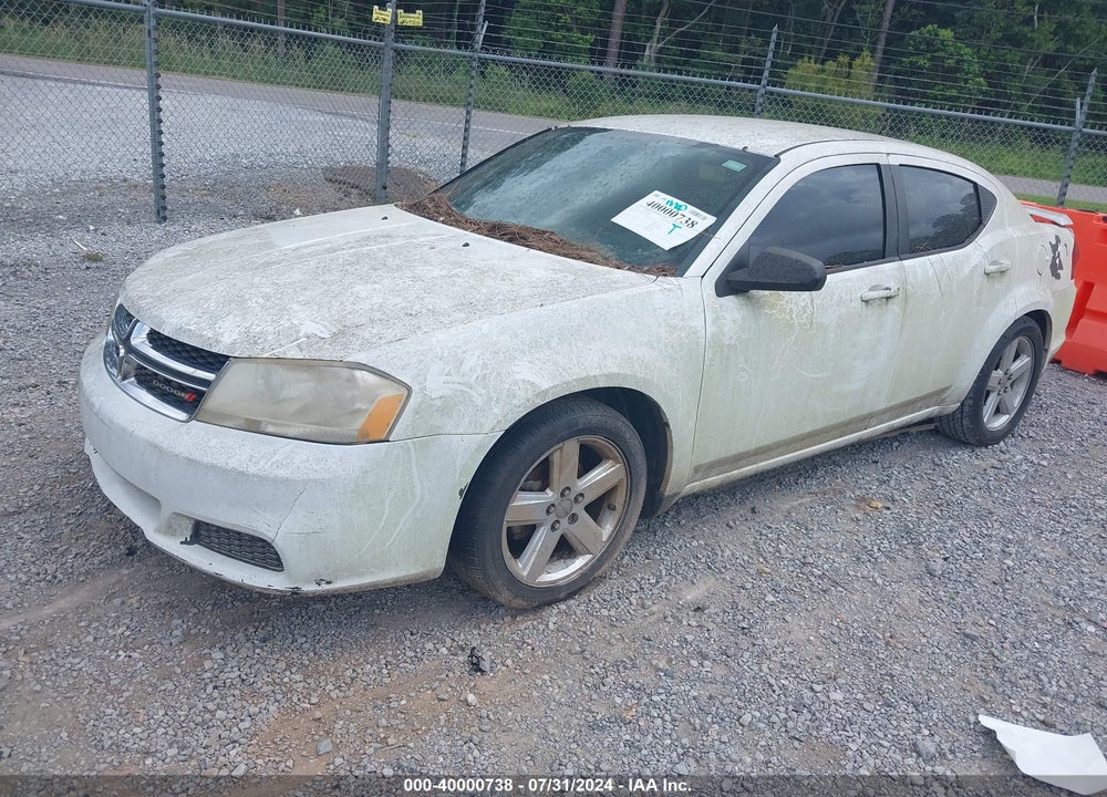 2014 DODGE AVENGER SE VIN: 1C3CDZAB1EN126095