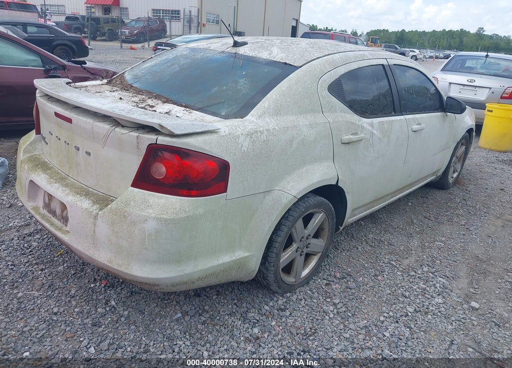 2014 DODGE AVENGER SE VIN: 1C3CDZAB1EN126095