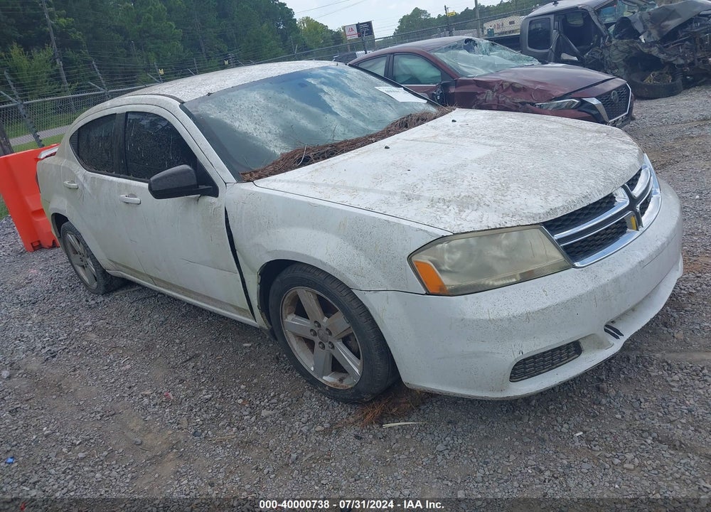 2014 DODGE AVENGER SE VIN: 1C3CDZAB1EN126095