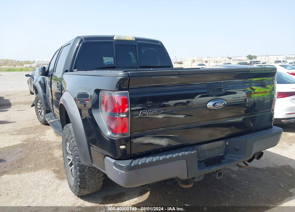 2012 FORD F-150 SVT RAPTOR VIN: 1FTFW1R64CFC93957
