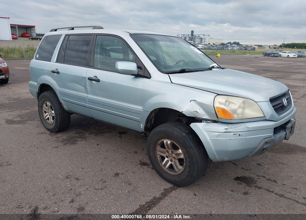 2003 HONDA PILOT EX-L VIN: 2HKYF18523H559449