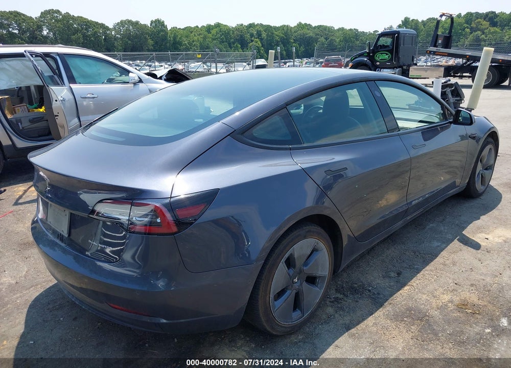 2021 TESLA MODEL 3 LONG RANGE DUAL MOTOR ALL-WHEEL DRIVE VIN: 5YJ3E1EB5MF862023