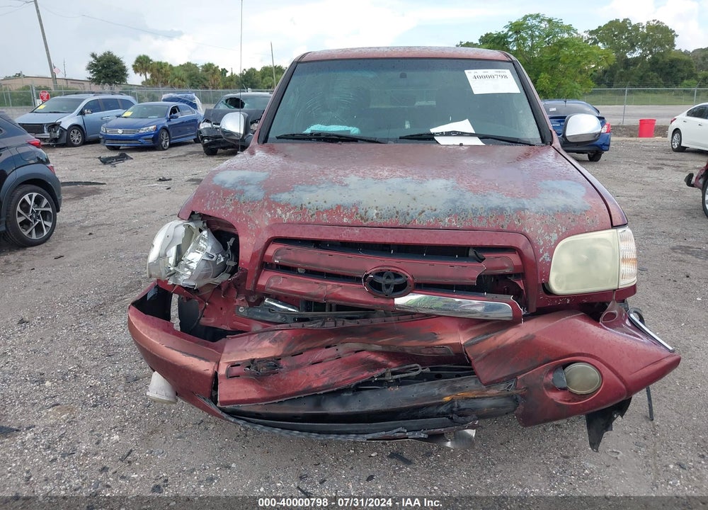 2006 TOYOTA TUNDRA SR5 V8 VIN: 5TBET34156S503488