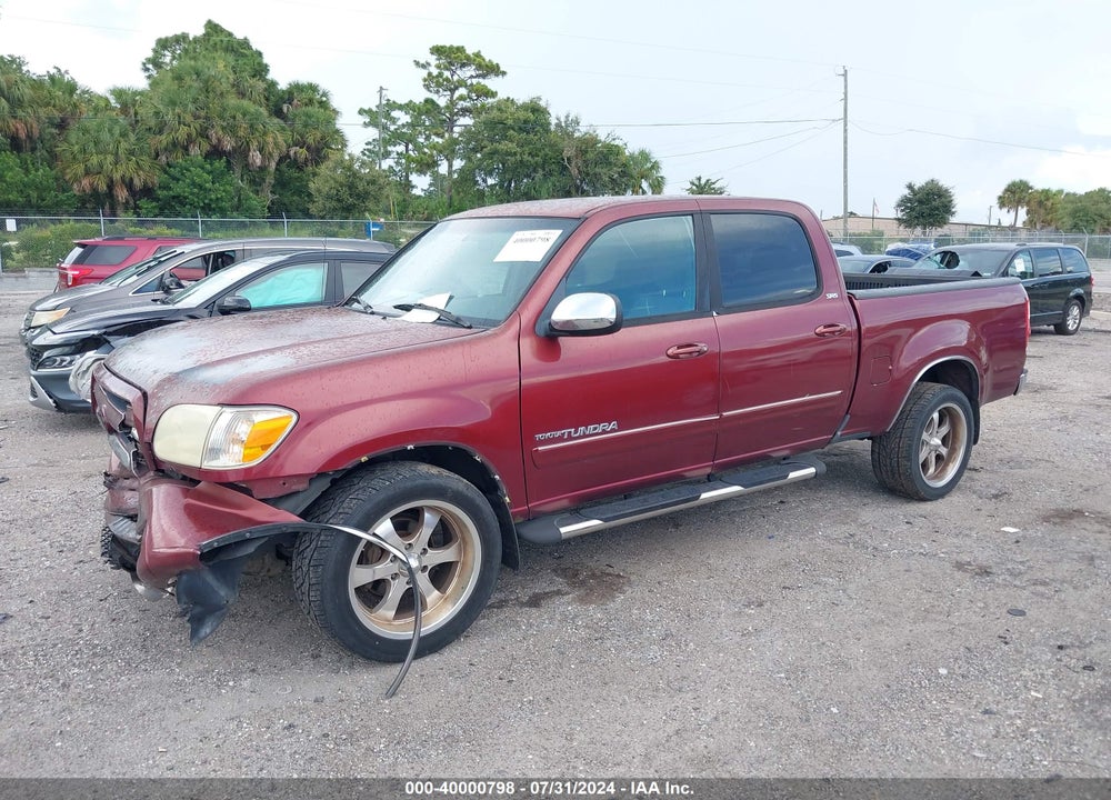 2006 TOYOTA TUNDRA SR5 V8 VIN: 5TBET34156S503488