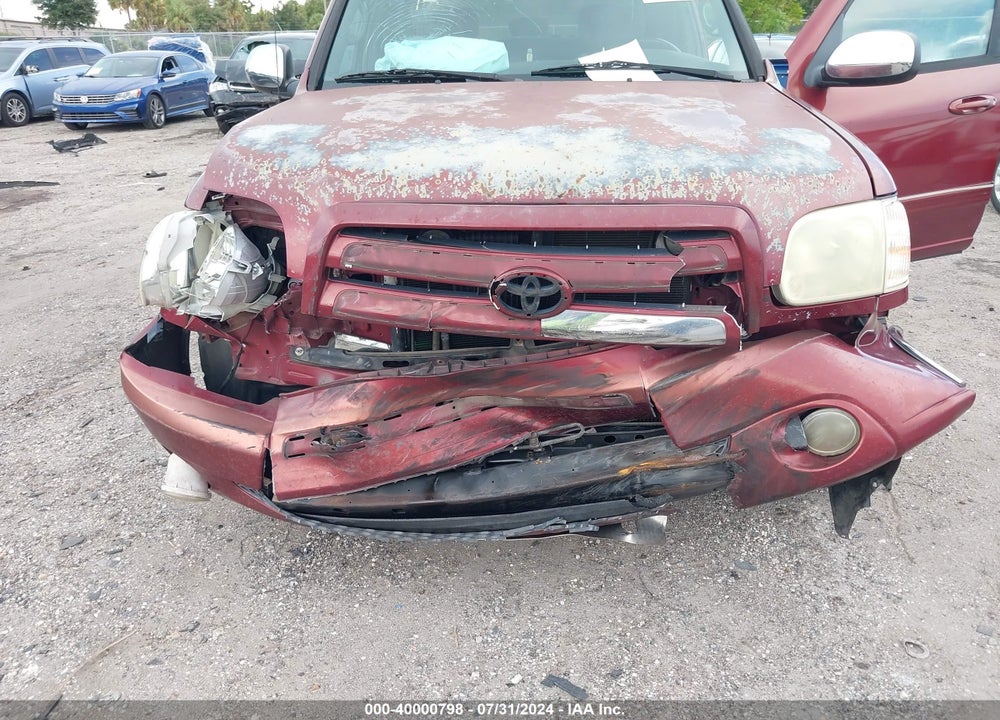 2006 TOYOTA TUNDRA SR5 V8 VIN: 5TBET34156S503488