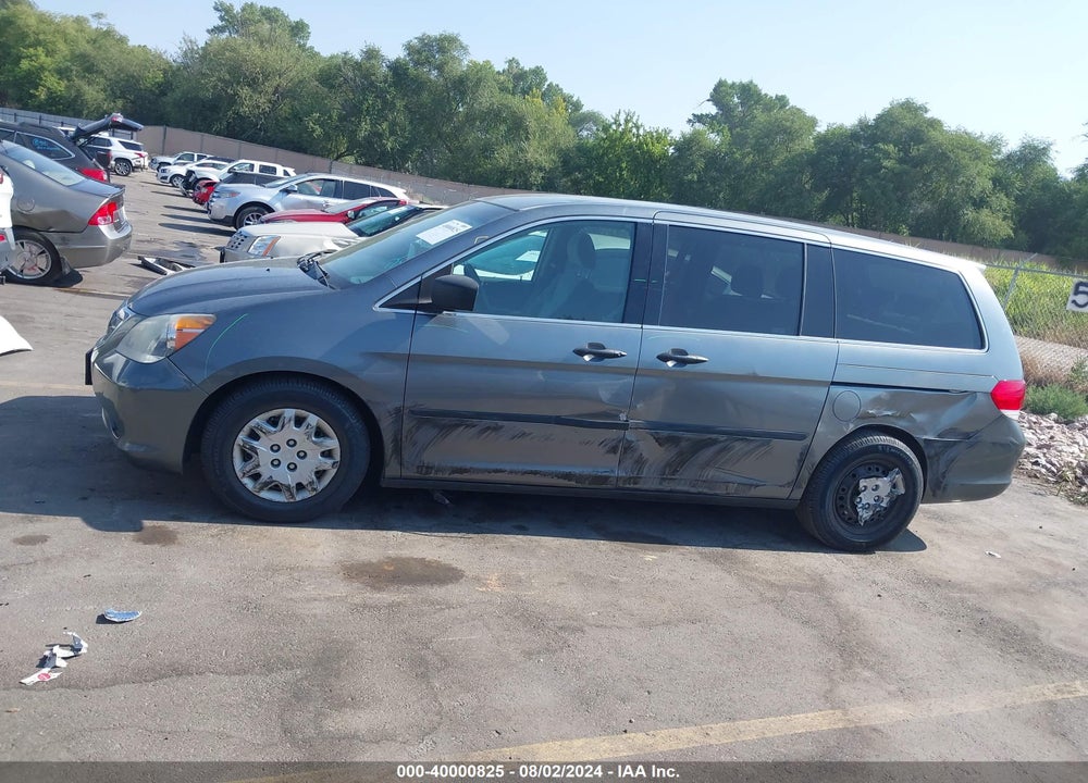 2009 HONDA ODYSSEY LX VIN: 5FNRL38229B057126