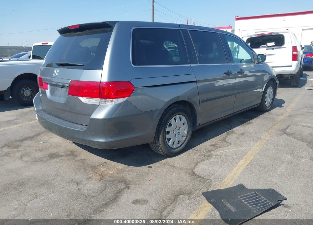 2009 HONDA ODYSSEY LX VIN: 5FNRL38229B057126