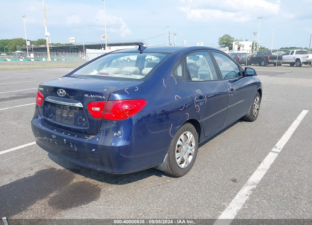 2010 HYUNDAI ELANTRA GLS VIN: KMHDU4ADXAU915541