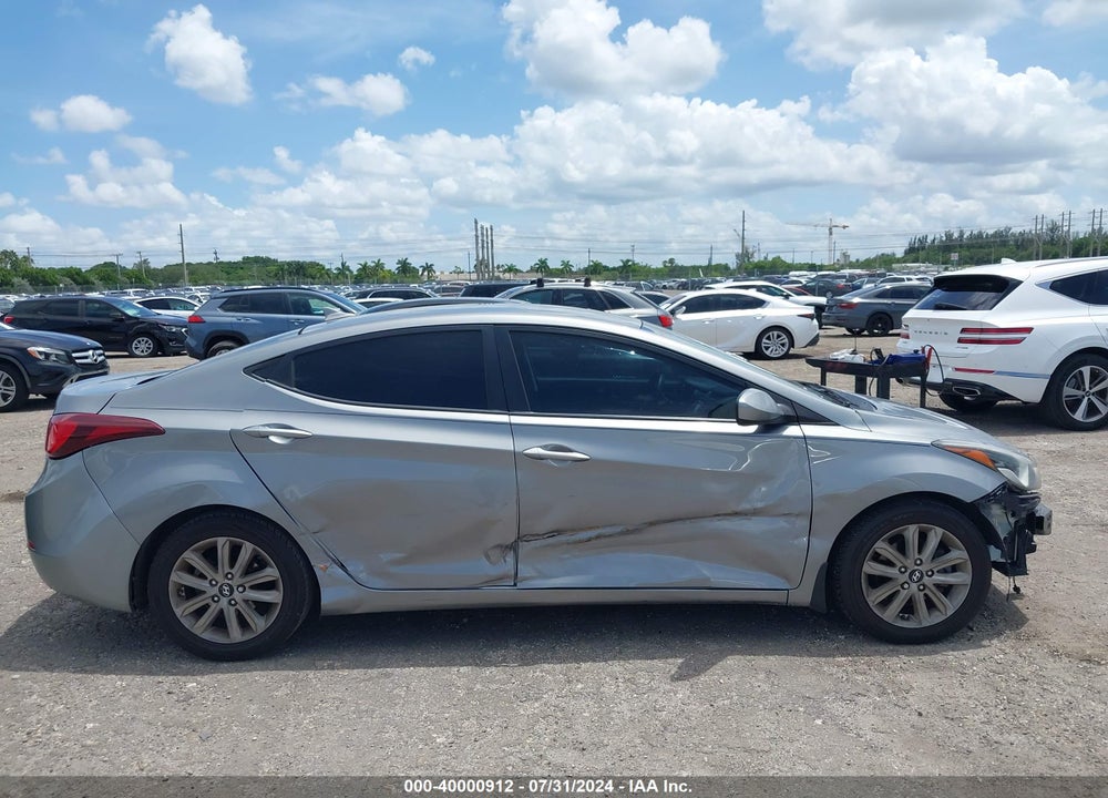 2015 HYUNDAI ELANTRA SE VIN: KMHDH4AE8FU383386