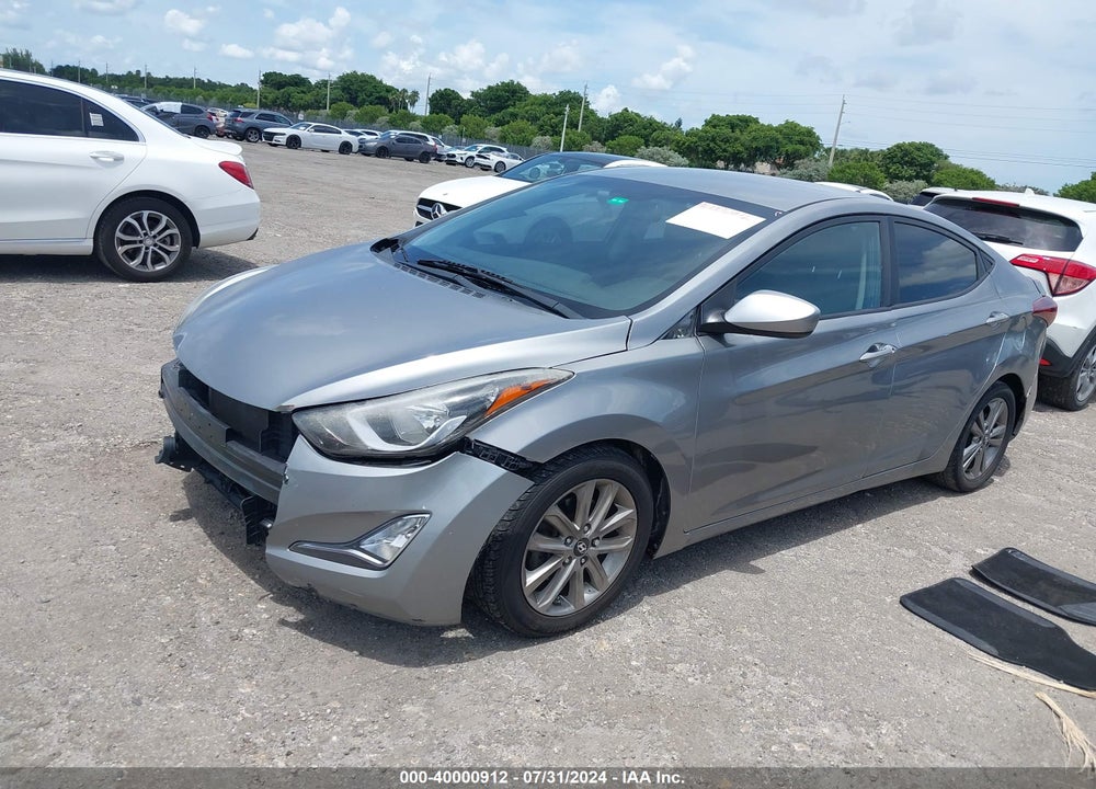 2015 HYUNDAI ELANTRA SE VIN: KMHDH4AE8FU383386