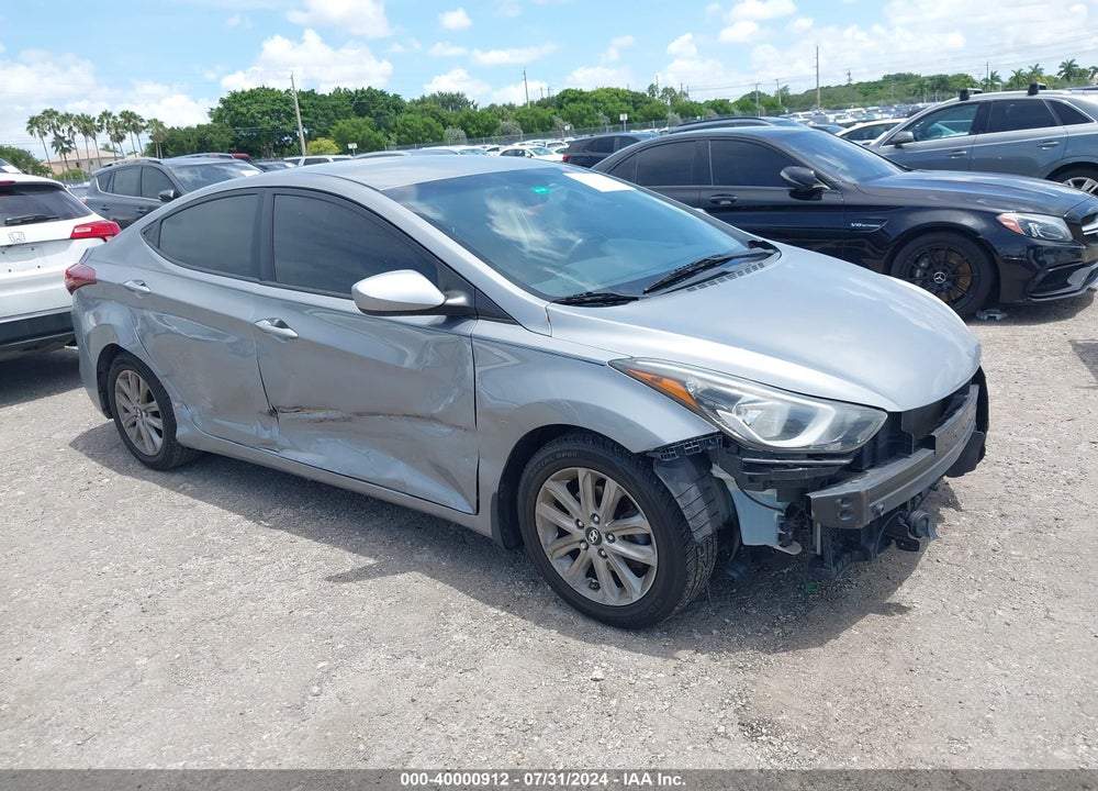 2015 HYUNDAI ELANTRA SE VIN: KMHDH4AE8FU383386