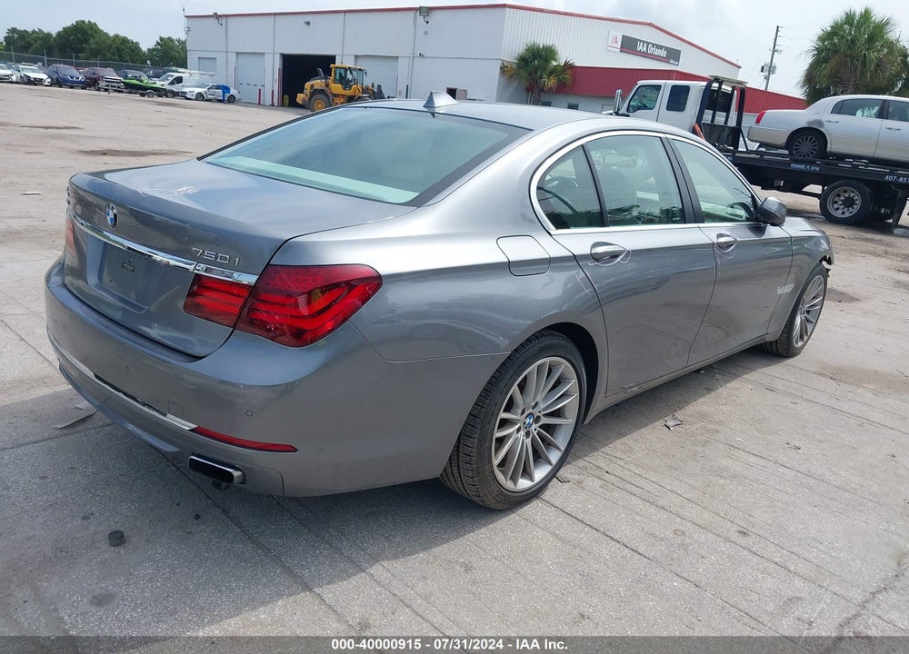 2013 BMW 750I XDRIVE VIN: WBAYB6C53DC998136