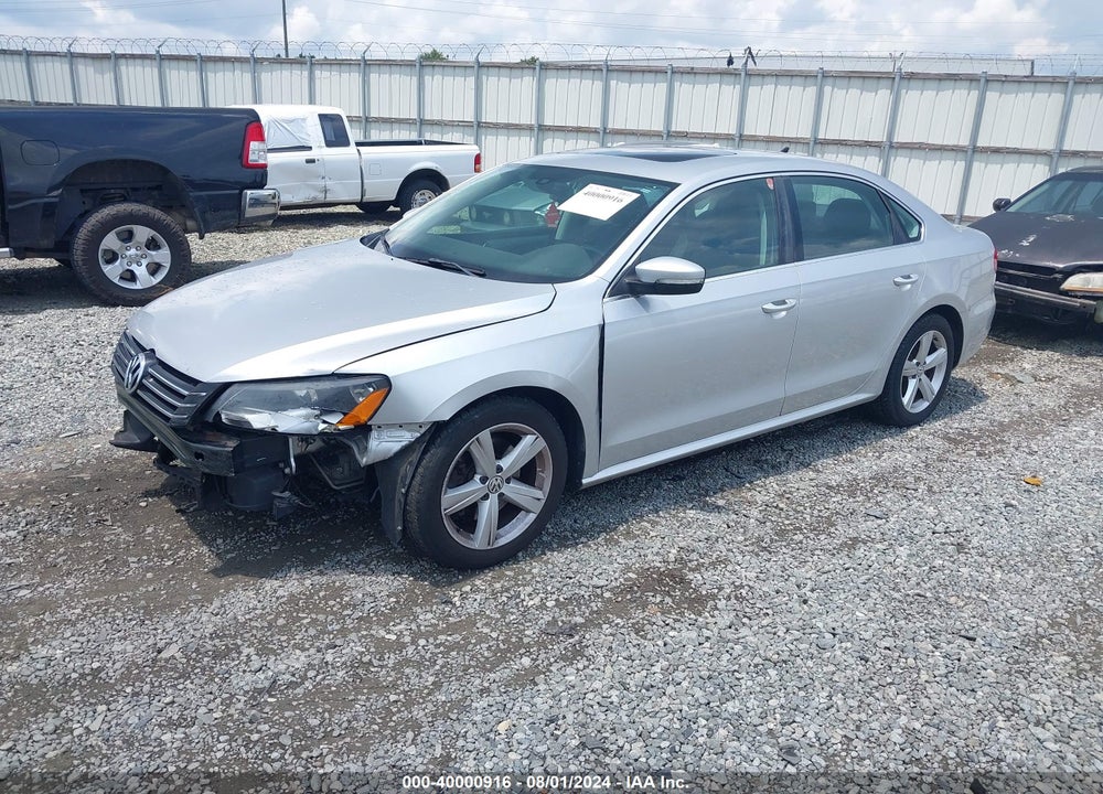 2013 VOLKSWAGEN PASSAT 2.5L SE VIN: 1VWBP7A38DC131541