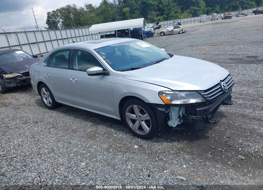 2013 VOLKSWAGEN PASSAT 2.5L SE VIN: 1VWBP7A38DC131541