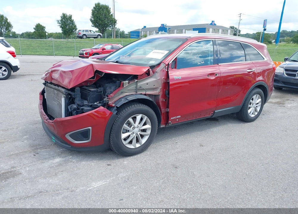 2017 KIA SORENTO 3.3L LX VIN: 5XYPGDA51HG209362