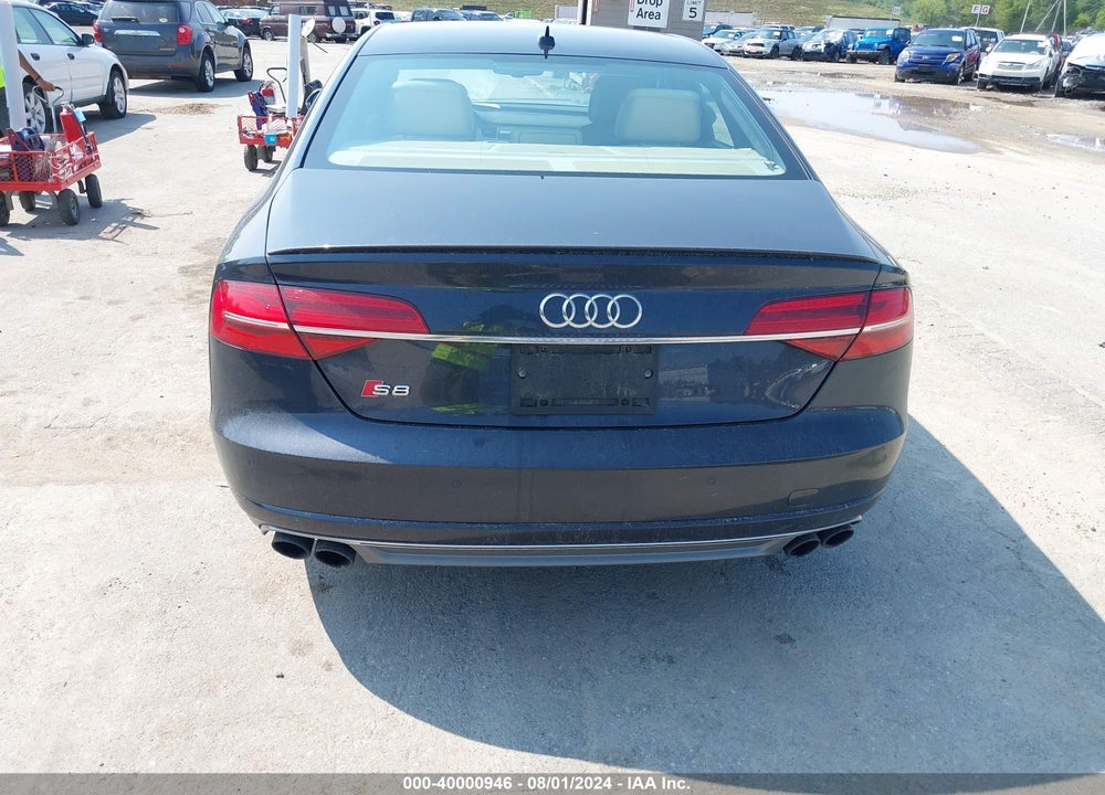 2016 AUDI S8 4.0T PLUS VIN: WUAJ5AFD6GN901007