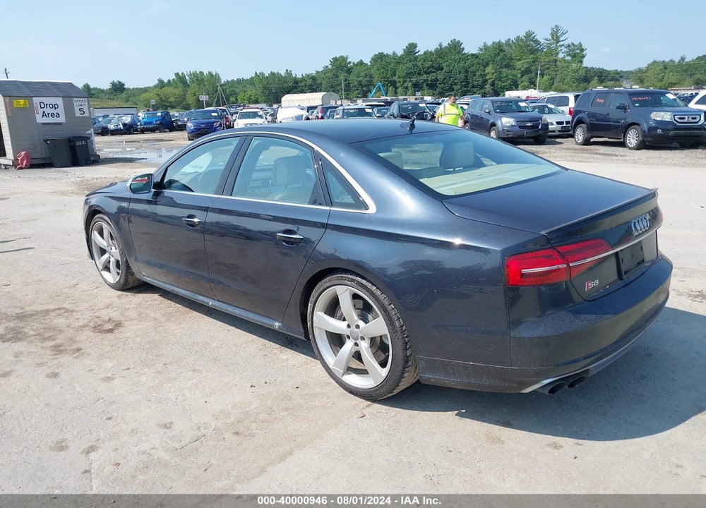 2016 AUDI S8 4.0T PLUS VIN: WUAJ5AFD6GN901007