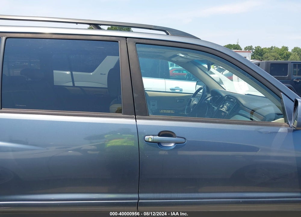 2003 TOYOTA HIGHLANDER LIMITED V6 VIN: JTEGF21A630112494