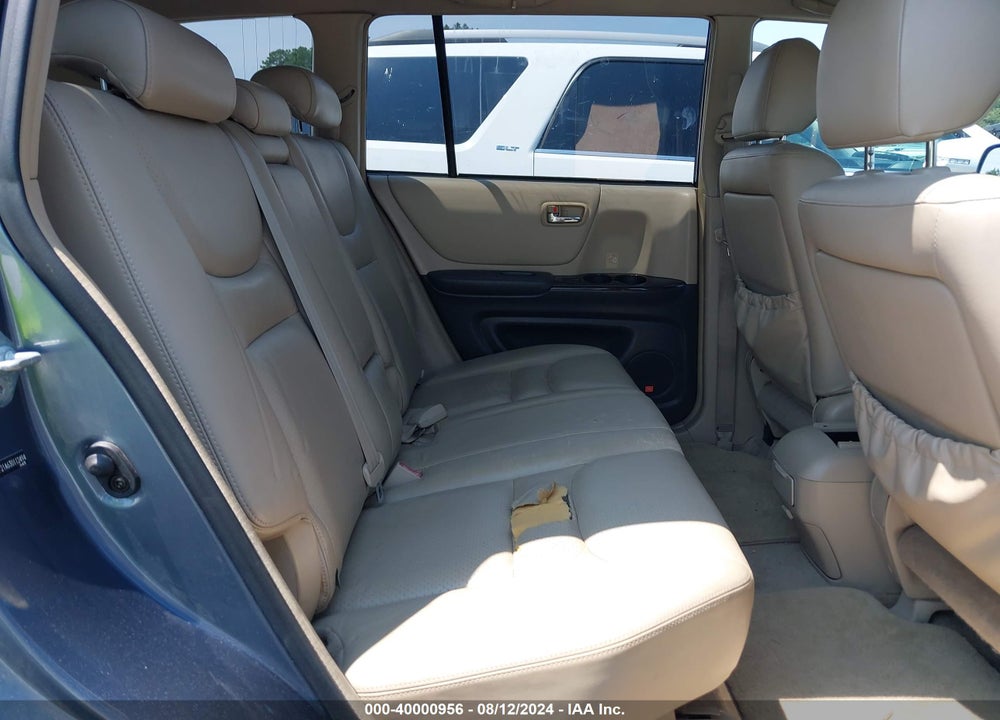 2003 TOYOTA HIGHLANDER LIMITED V6 VIN: JTEGF21A630112494