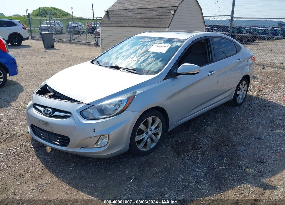 2013 HYUNDAI ACCENT GLS VIN: KMHCU4AE8DU299475