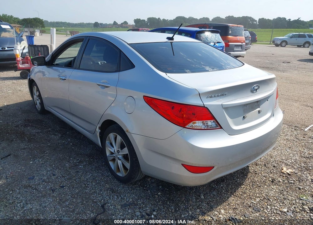2013 HYUNDAI ACCENT GLS VIN: KMHCU4AE8DU299475