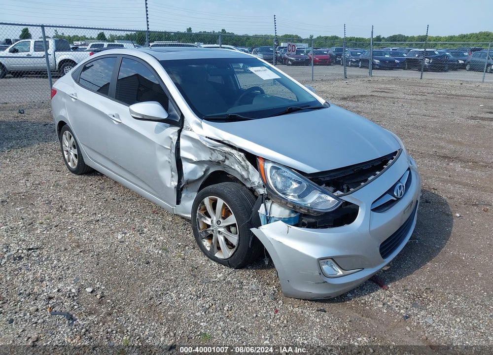 2013 HYUNDAI ACCENT GLS VIN: KMHCU4AE8DU299475