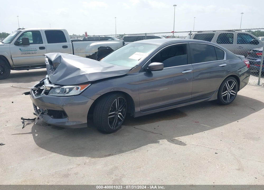 2016 HONDA ACCORD SPORT VIN: 1HGCR2F52GA164812