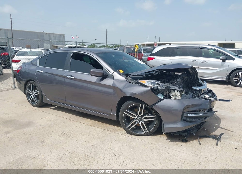 2016 HONDA ACCORD SPORT VIN: 1HGCR2F52GA164812