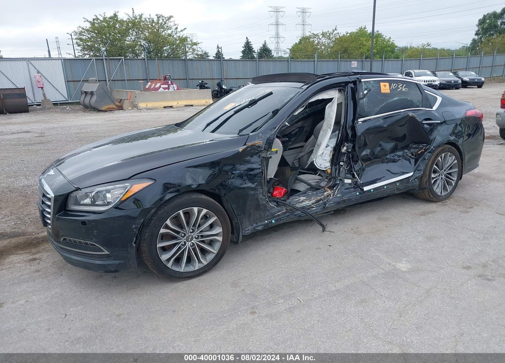 2015 HYUNDAI GENESIS 3.8 VIN: KMHGN4JE6FU101932