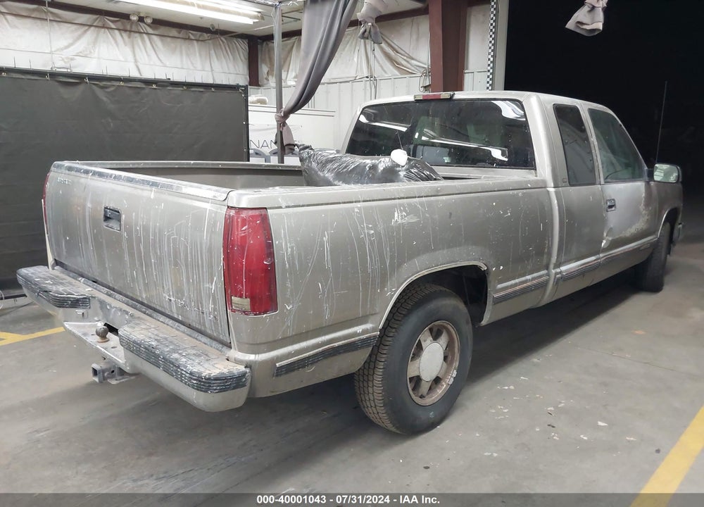 1998 CHEVROLET C1500 FLEETSIDE VIN: 2GCEC19R6W1189481