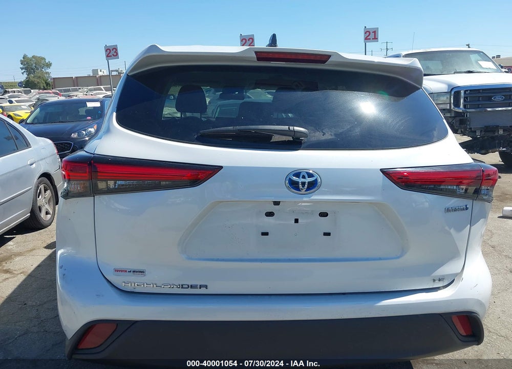 2023 TOYOTA HIGHLANDER HYBRID LE VIN: 5TDZARAH4PS518035