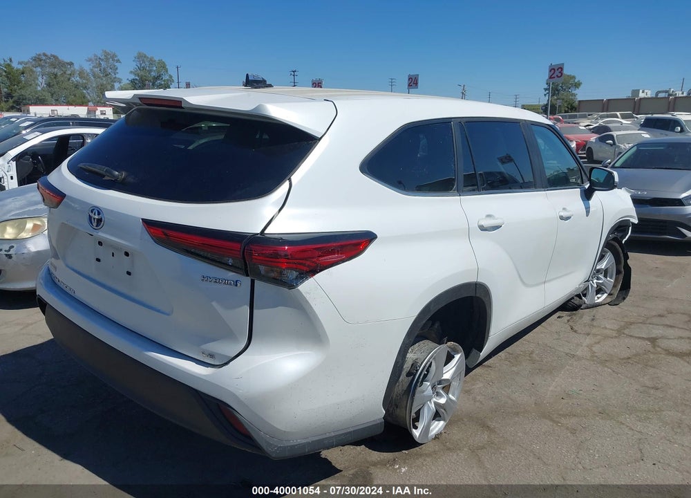 2023 TOYOTA HIGHLANDER HYBRID LE VIN: 5TDZARAH4PS518035