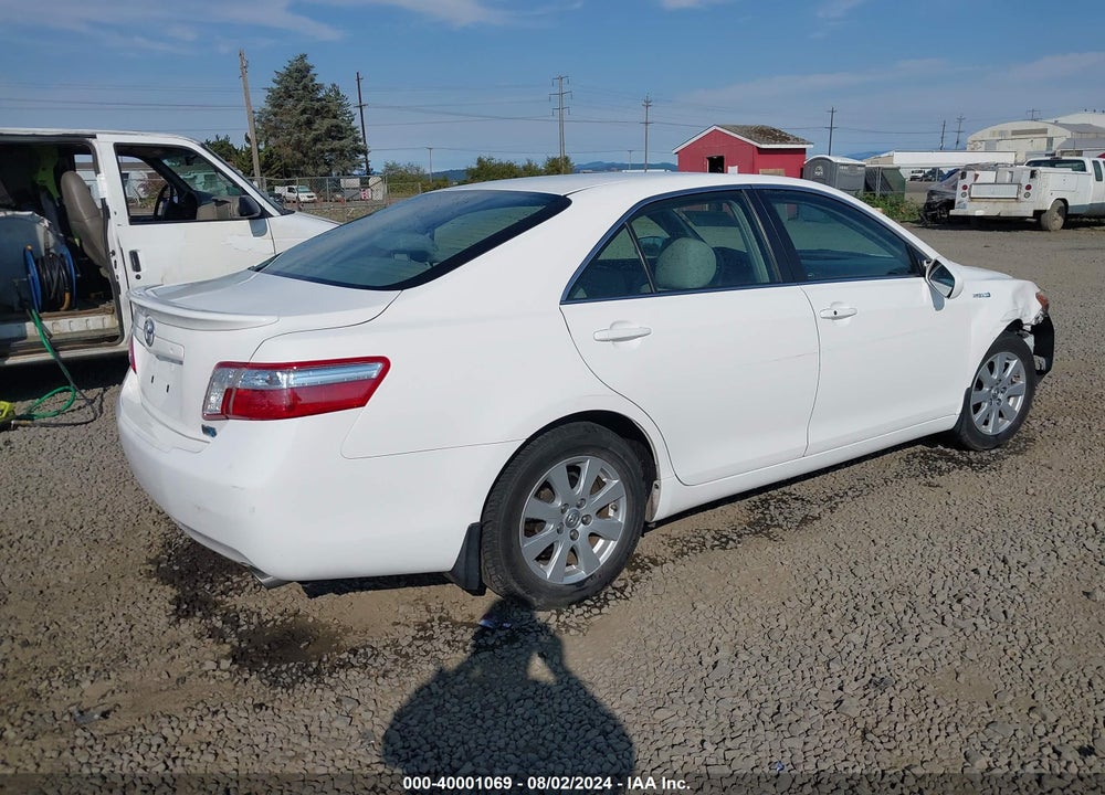 2007 TOYOTA CAMRY HYBRID VIN: JTNBB46K373008617