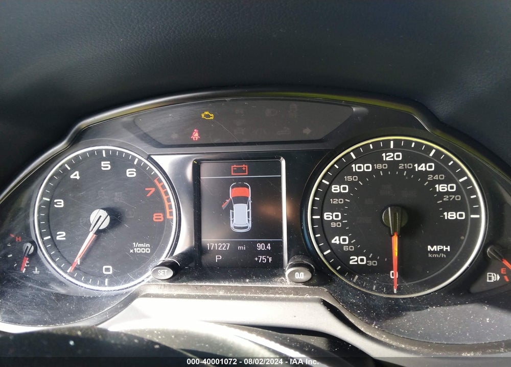 2012 AUDI Q5 2.0T PREMIUM VIN: WA1LFAFP4CA020038