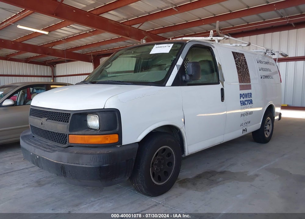 2009 CHEVROLET EXPRESS 1500 WORK VAN VIN: 1GCFG15X691177757