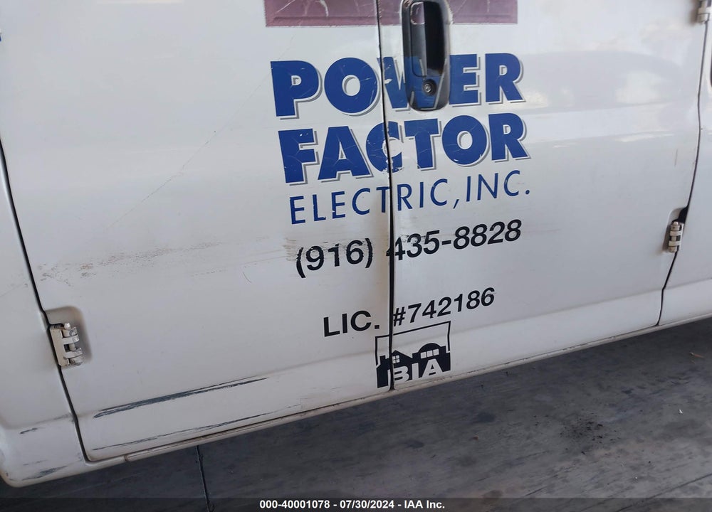 2009 CHEVROLET EXPRESS 1500 WORK VAN VIN: 1GCFG15X691177757