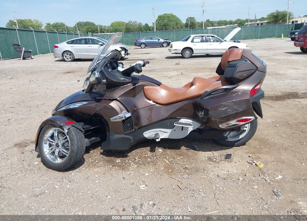 2012 CAN-AM SPYDER ROADSTER RT-LTD VIN: 2BXJBRC17CV000506
